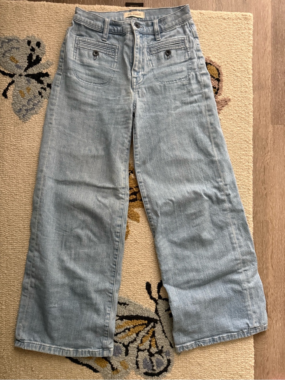Madewell Wide-Leg Crop Jeans